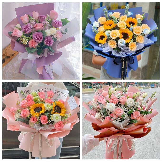 济宁市任城兖州区微山鱼台县花店同城送男女友领导玫瑰混搭鲜花束