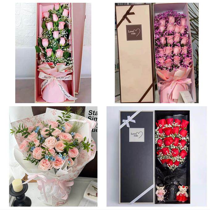 济宁市任城兖州区微山鱼台县同城鲜花店情人节表白送玫瑰花束礼盒