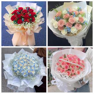 女神节订红玫瑰天津市津南北辰武清区宝坻区同城鲜花店送女友老婆