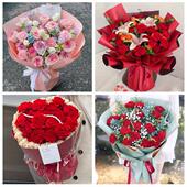 送深圳市龙岗区横岗龙岗龙城同城鲜花店订38妇女节康乃馨百合花束