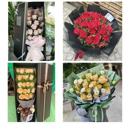 上海市普陀区石泉路宜川路街道鲜花店同城配送媳妇女友圣诞节玫瑰