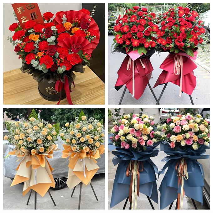 安徽省淮南市潘集区凤台县寿县同城鲜花店大麦开业花篮送新店开张