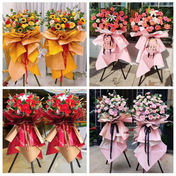 送长沙市芙蓉区天心区岳麓区鲜花店同城配送公司乔迁新店开业花篮