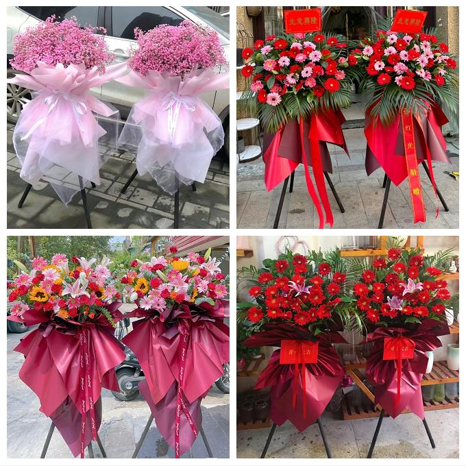 抚州市溪县资溪县东乡广昌县同城鲜花店新店开业大麦花篮公司乔迁