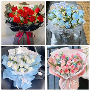 河北衡水市武邑武强饶阳县景县同城鲜花店情人节玫瑰表白女友老婆