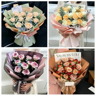 辽宁鞍山市台安县岫岩县海城市鲜花店同城配送女友七夕情人节玫瑰