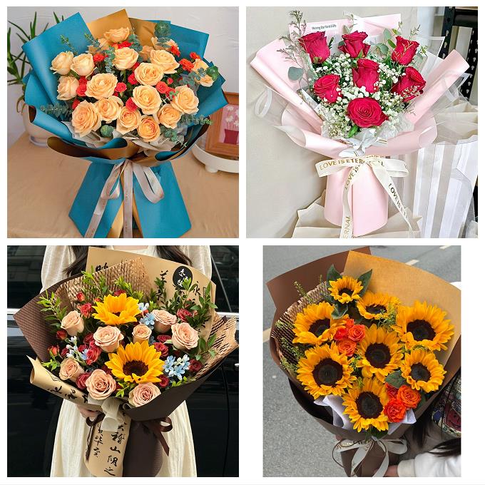 送上海市青浦区重固镇白鹤镇同城鲜花店父亲节向日葵花束男士生日