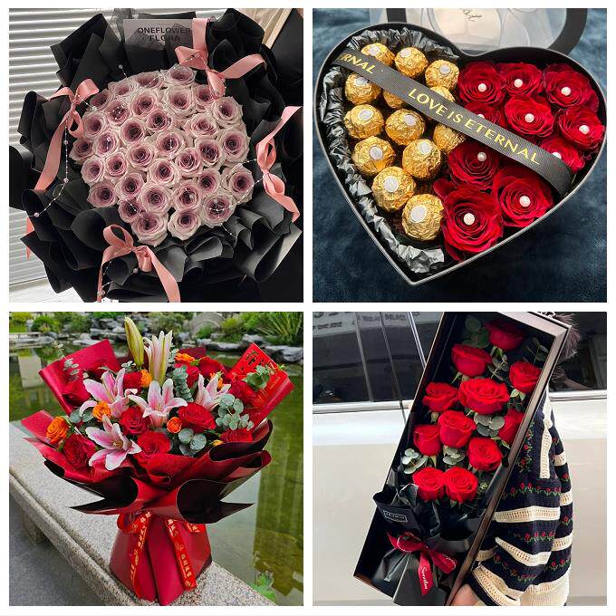 宁夏省吴忠市同心县青铜峡市区同城花店情人节送女友老婆玫瑰鲜花