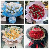 女神节订红玫瑰二连浩特市锡林浩特市多伦县同城鲜花店送女友老婆