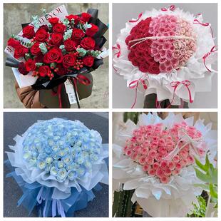 云南省德宏州盈江县陇川县附近同城花店情人节送女友老婆玫瑰鲜花