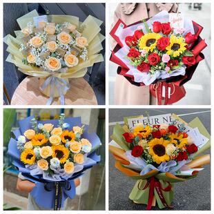 成人礼高考毕业向日葵花束四川达州市宣汉开江大竹县渠县同城花店