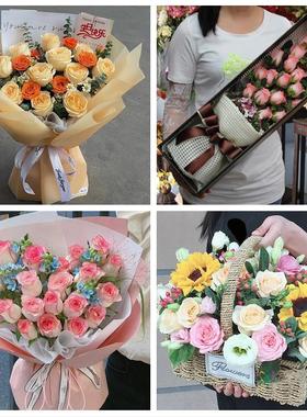 送上海市青浦区重固镇白鹤镇鲜花店同城配送玫瑰女友老婆闺蜜生日