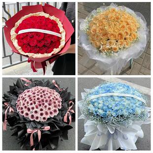 昭通市大关永善县绥江镇雄县花店同城配送女友生日情人节玫瑰花束