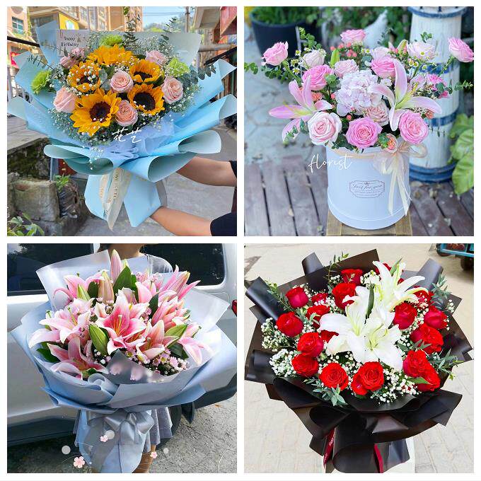 玫瑰香水百合送老婆朋友生日送青岛市即墨市平度市莱西市同城花店