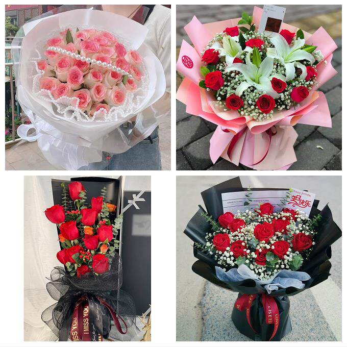 女神节订红玫瑰东莞市东城南城万江莞城街道同城鲜花店送女友老婆