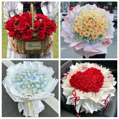 绥化市北林区望奎兰西青冈县鲜花店同城送女朋友520玫瑰老婆生日
