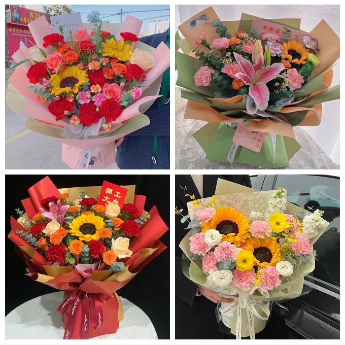 送徐州市鼓楼区云龙区贾汪区鲜花店同城配送康乃馨父母生日看病人