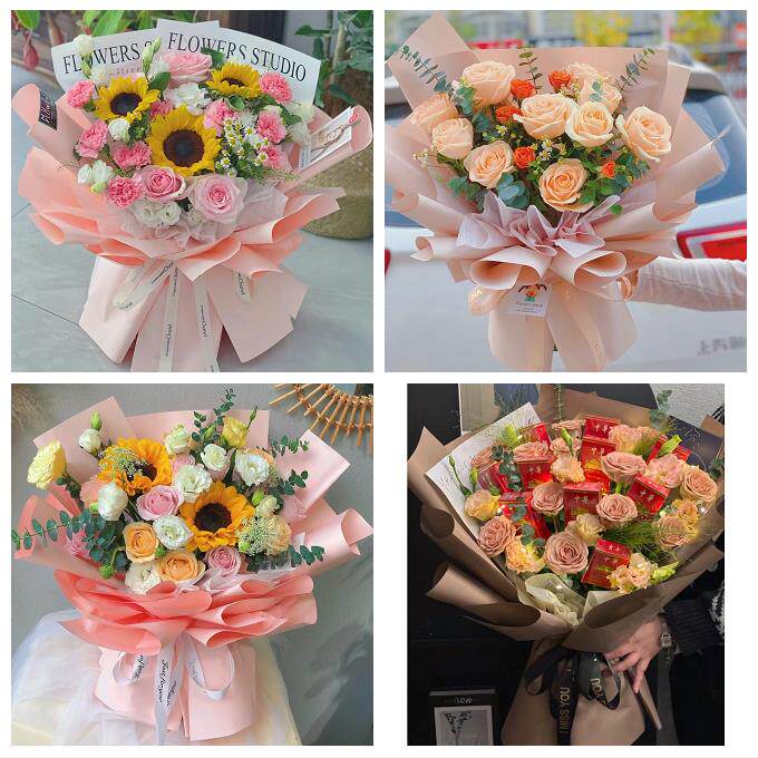 成人礼高考毕业向日葵花束北京海淀区甘家口八里庄紫竹院同城花店 - 实物图