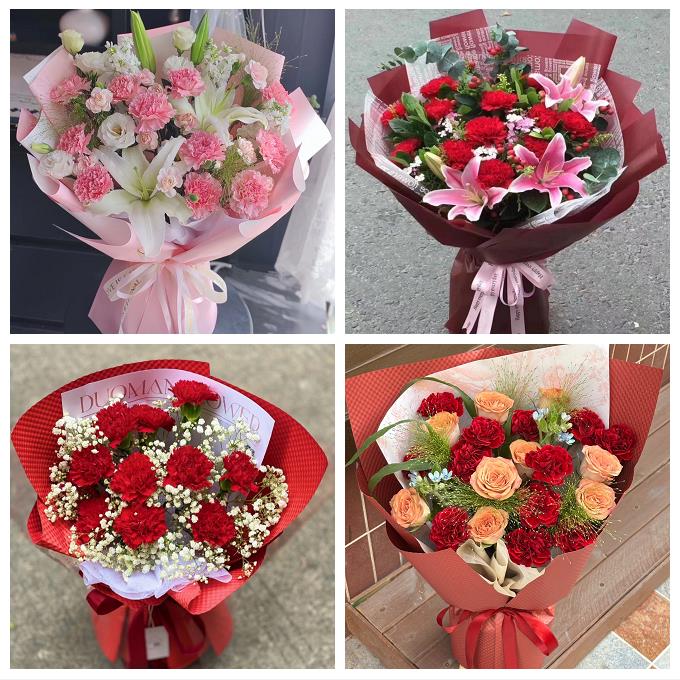 唐山市路南路北古冶区开平区鲜花店同城配送康乃馨父母生日看病人