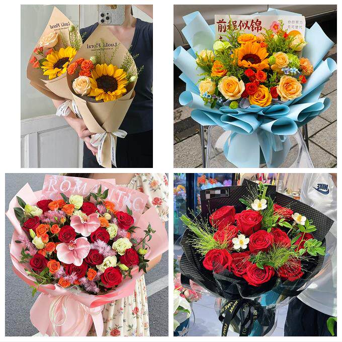 湛江遂溪徐闻县廉江雷州吴川同城鲜花店订玫瑰向日葵混搭生日花束