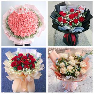 女神节订红玫瑰武威市凉州区民勤古浪天祝县同城鲜花店送女友老婆