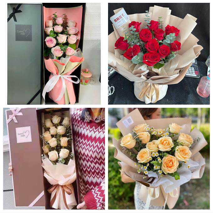 北京石景山区金顶街广宁五里坨鲜花店同城配送女神节玫瑰花束礼盒