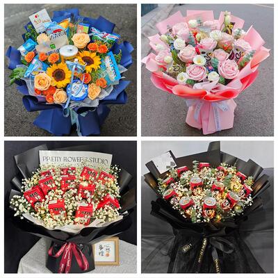 上海市宝山区罗店大场杨行镇花店同城配送61儿童节花束送女友小孩