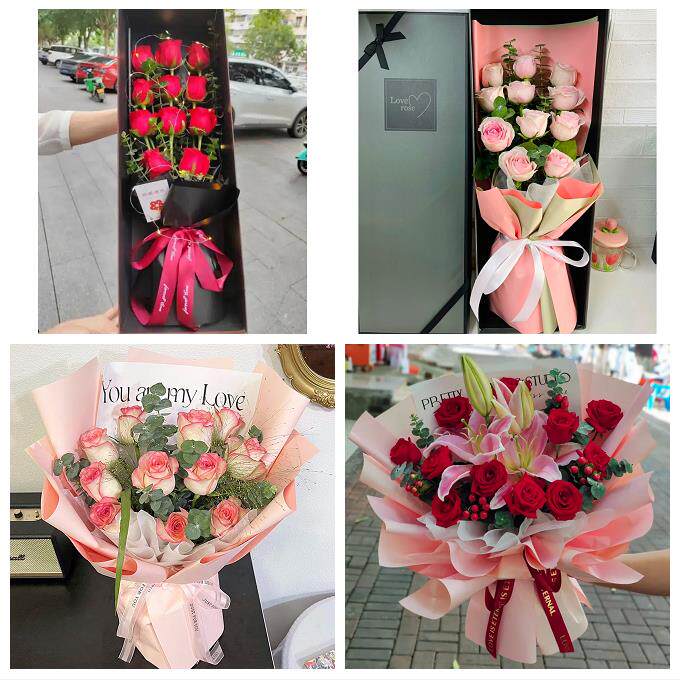 山西阳泉城区矿区郊区平定盂县鲜花店同城配送女神节玫瑰花束礼盒