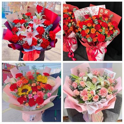 泉州市惠安安溪永春县德化县鲜花店同城配送康乃馨父母生日看病人