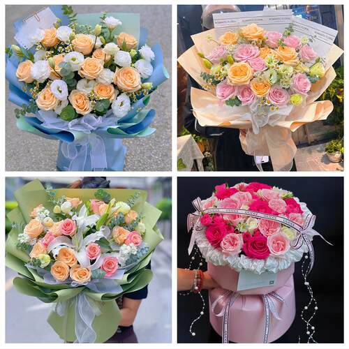 邢台市桥东桥西区邢台临城县花店同城送男女友领导玫瑰混搭鲜花束