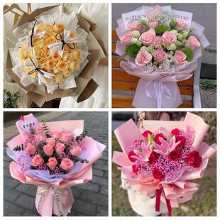 四川成都市新都区温江区双流区同城鲜花店订33朵玫瑰送情人女朋友