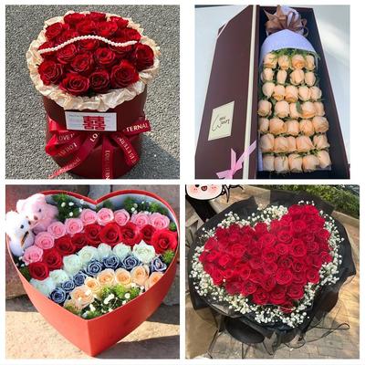 山东临沂市莒南县蒙阴县临沭县鲜花店同城配送媳妇女友圣诞节玫瑰