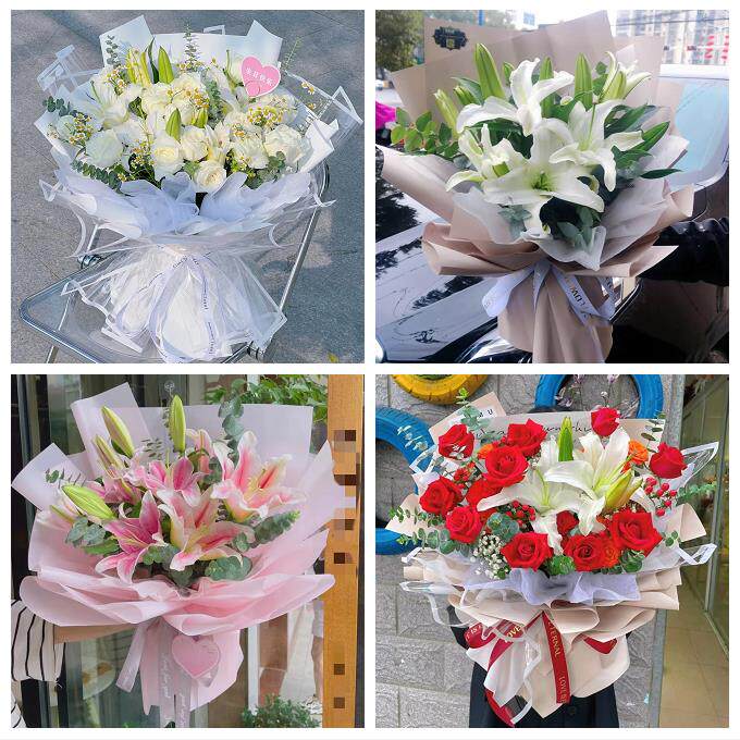玫瑰香水百合送老婆朋友生日重庆市潼南荣昌区梁平城口县同城花店