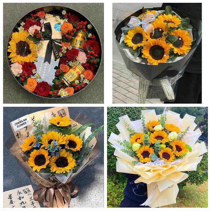 成人礼高考毕业向日葵花束辽宁锦州市古塔区凌河区太和区同城花店