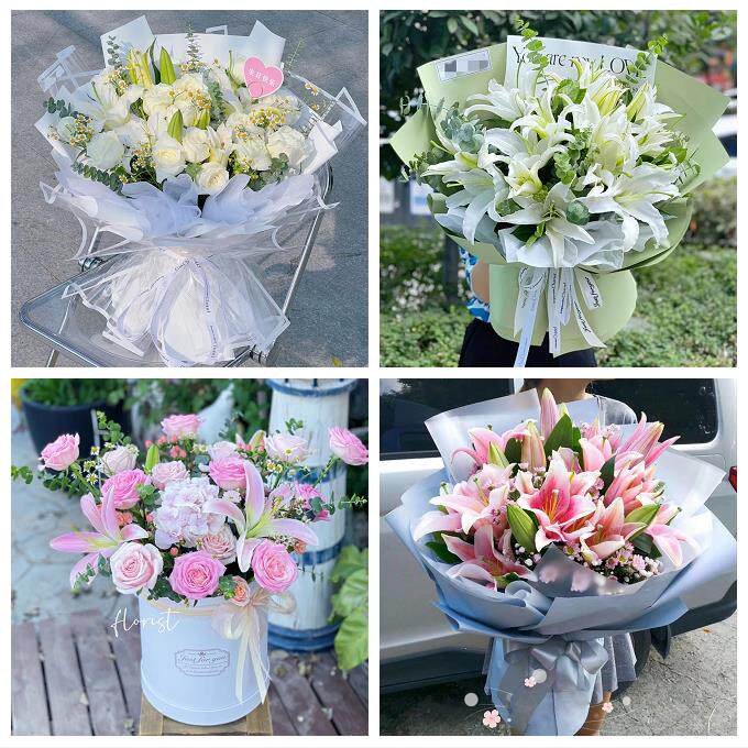 玫瑰香水百合送老婆朋友生日送徐州市鼓楼区云龙区贾汪区同城花店
