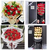 鄂尔多斯东胜康巴什区乌审旗同城鲜花店情人节表白送玫瑰花束礼盒