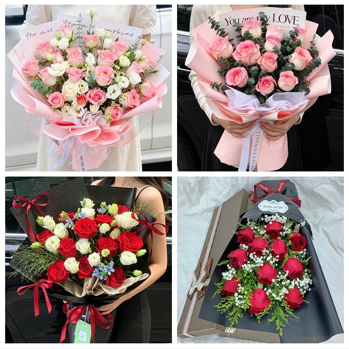 山东济宁市鱼台金乡嘉祥汶上县同城鲜花店七夕玫瑰送老婆女友生日