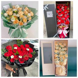 陕西渭南市潼关县大荔县合阳县同城花店情人节送女友老婆玫瑰鲜花