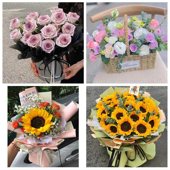 云南省文山州广南县富宁县附近同城鲜花店向日葵玫瑰混搭生日花束