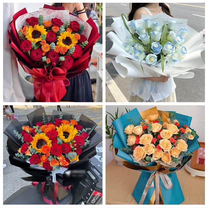 锦州市黑山县义县凌海北镇市同城鲜花店父亲节向日葵花束男士生日