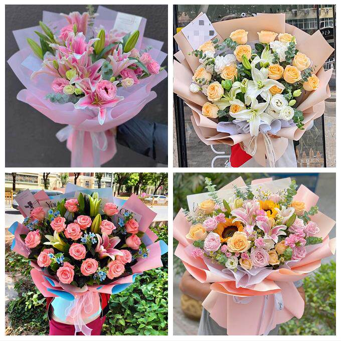 河北衡水市武邑武强饶阳县景县鲜花店同城送玫瑰香水百合生日花束