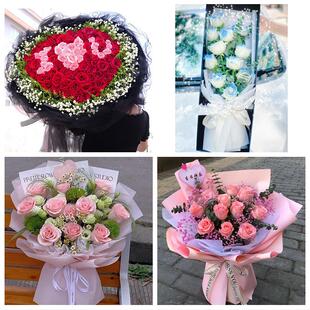 内蒙古省通辽市霍林郭勒市附近同城鲜花店订33朵玫瑰送情人女朋友