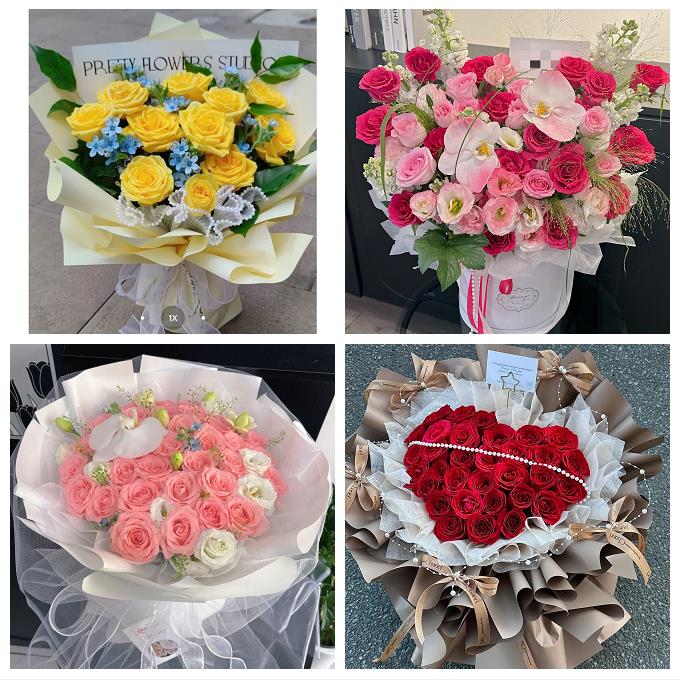 送宣城市宣州区郎溪县广德县鲜花店卡布碎冰蓝紫玫瑰花束同城配送