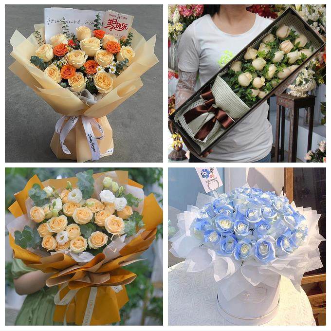 上海市奉贤区柘林海湾镇海港鲜花店同城配送玫瑰女友老婆闺蜜生日