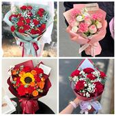 遵义市桐梓绥阳县正安道真县同城鲜花店订38妇女节康乃馨百合花束