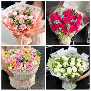 天津市南开区向阳路嘉陵道街道鲜花店同城配送女友七夕情人节玫瑰
