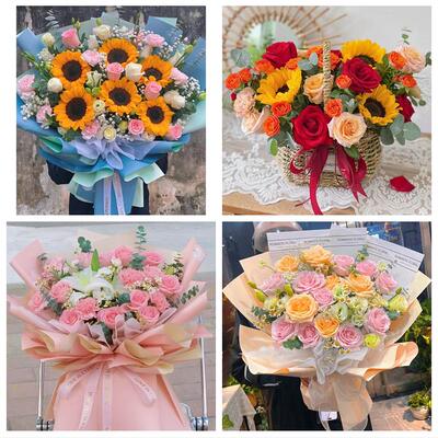 送绵阳市盐亭县安州区梓潼县花店同城送男女友领导玫瑰混搭鲜花束