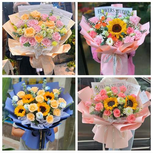 送平顶山市宝丰县叶县鲁山县花店同城送男女友领导玫瑰混搭鲜花束