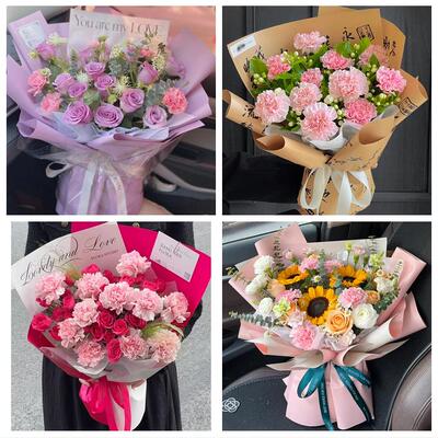 贵阳市南明云岩区花溪乌当区鲜花店同城送婆婆岳母亲节康乃馨花束