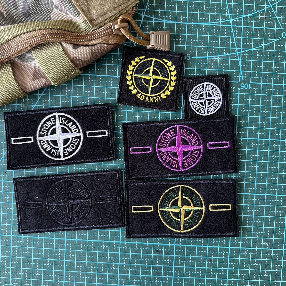 石头岛袖标Stone袖标Island袖章幽灵章臂章魔术贴冲锋衣贴背包贴